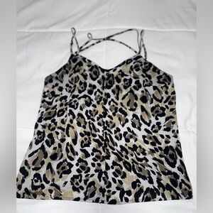 C Leopard Print Camisole Top